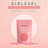 GIRLEARLE Hard Wax Beads, 1lb Wax Beans for Hair Removal Sensitive Skin with Rose Formula, Perfect for Full Body, Facial, Brazilian Bikini, and Legs at Home Wax Refill for Women Men (pink)