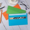 50 Pack Colorful #10 Business Envelopes Self Seal Standard Envelopes for Office Checks, Business, Letter Mailing Invoices, 4.13 x 9.49 Inches