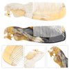 Healifty 2 Pcs Phoenix Horn Comb Healthy Comb Sheep Horn Comb Ox Horn Hair Comb Natural Horn Comb Hair Combs for Women Beard Comb Phoenix Hair Comb Mens Comb Manual Wooden Comb Horns Women's
