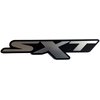 24Designs Compatible Sxt Grille Trunk Badge Emblem Black Silver Version 2 Stick on