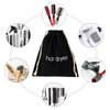Hair Dryer Bag with Drawstring - Travel Container for Hair Tools, Use at Home, Gym, Hotels (Black)