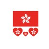 ZPDNURZL 10 Sheets Hong Kong China Flag Tattoos Stickers 40 Pcs Waterproof Sweat Sports National Flag Removable Fake Tattoos