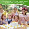 GADIEDIE 260pcsYellow Mini Resin Ducks, Tiny Duck for Home Hide Prank Game Dollhouse Decor Aquarium Potted Miniature Landscape DIY Ornament