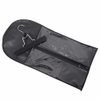 YANTAISIYU Hair Extensions Storage Bag with Hanger Hair Extension Holder Wig Storage Bag Wig Bag (Black)