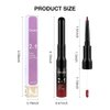 evpct 1Pcs Ruby Stoplight Red Lip Stain Paint Matte Lip Liner and Lipstick Set Long Lasting Smudge Proof labiales matte mate larga duracion listip 24 hours a prueba de agua mate 24 horas originales,05