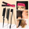 7Pcs Hair Wax Stick Set for Non-Greasy Hair Styling Products for Women Include Hair Wax Stick, Hair Finishing Stick, Hair Styling Combs, Wig Edge Elastic Bands