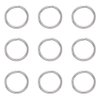 Craftdady 1000Pcs Stainless Steel Open Jump Rings 12mm Round 1.2mm Thick Connector Rings for Jewelry Making