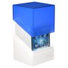 Ultimate Guard Boulder Synergy 100+, Deck Case for 100 Double-Sleeved TCG Cards, White/Blue, Secure & Durable Storage for Trading Card Games