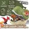 DIY Dinosaur Toys Gifts for Kids 3-5-7, 12 Realistic Dinosaurs Figures & 3 Sets Take Apart STEM Construction Building Toys with Electric Drill,Xmas Stocking Stuffer Toys for 3 4 5+ Year Old Boy Girl