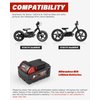Battery Adapter for Stacyc 12" & 16" Electric Balance Bikes - Compatible with Milwaukee M18 Lithium Batteries - Easy Install Power Tool Battery Pack Converter for Extended Ride Time