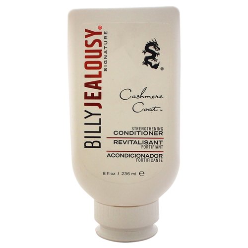 Billy Jealousy Cashmere Coat Hair Conditioner for Men, Strengthening & Hydrating Conditioner Infused with Peppermint, Lemon Fruit & Swertia Extract Ideal for Fine, Thinning Hair, 8 Fl Oz