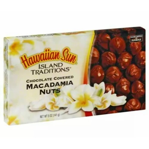 Hawaiian Sun Island Traditions Chocolate Covered Macadamia Nuts 6box Pack (5ounce) - 30ounce