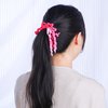 Sucrain 18 PCS Girls Hair Ribbons Ties Colorful Elastic Curly Boutique Hair Band Toddlers Girls Kids Children Ponytail Holders