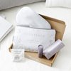 Scentered SLEEP ESSENTIALS Travel Sleep Gift Set - Aromatherapy Sleep Well Balm, Luxury Silk Eye Mask & Ear Plugs for Sleeping - Bed Time Relaxation - Lavender, Chamomile, Ylang Ylang Essential Oil