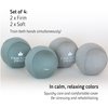 The Friendly Swede Stress Balls for Adults - Hand Therapy Ball and Hand Exerciser - 4 Pack of Stress Balls for Grip Strength Training and Stress Relief