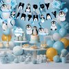 Penguin Happy Birthday Banner Streamers Party Decorations, Penguin Baby Shower Party Supplies, Penguin Party Favors for Kids, Teens, Penguin Gifts