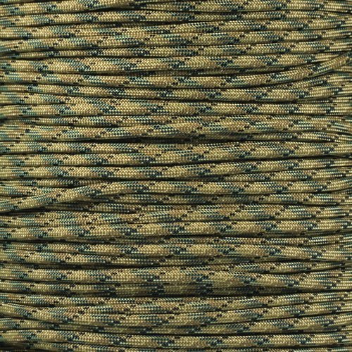 Paracord Planet 550 Paracord – Camo Colors – Ideal for Fishing Lines, Snares, Bracelets, Emergency and Survival Situations (1000 Feet, Tri Camo)