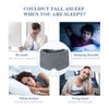 FRESHME Cotton Sleep Eye Mask for Women Men - 100% Blocking Light Travel Blindfold, Soft Zero Pressure Grey Eyes Cover with Adjustable Velcro Strap for Side Sleeper Night Sleeping, Work Nap and Yoga