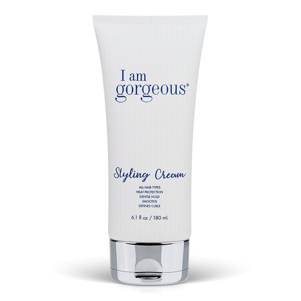I am gorgeous Styling Cream - Heat Protection for Frizzy Hair - Smoothing and Finishing Blow Out Cream for Women