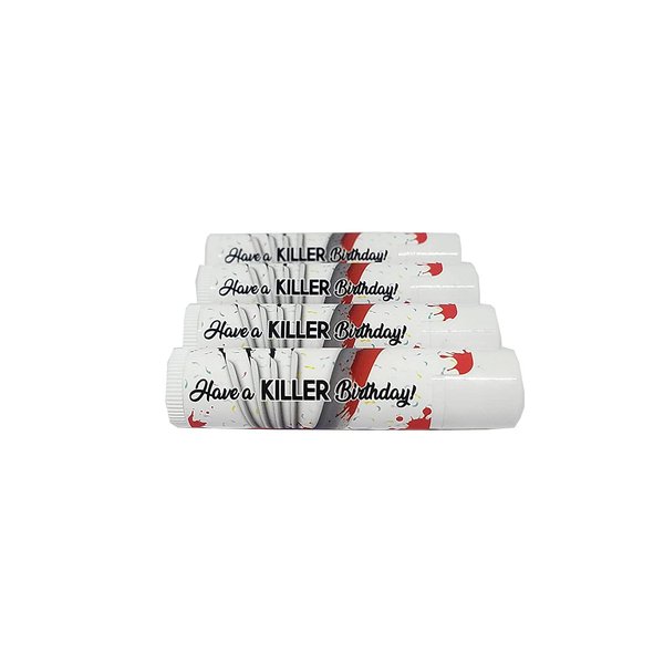 Have a KILLER Birthday Horror Lip Balms | All-Natural Beeswax Lip Balm