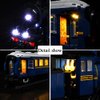 Kyglaring LED Light Kit for Train Sets Building Blocks，Orient Express Train Lighting Set Compatible with leg0 21344, Classic Version (No Model Train Buildings)