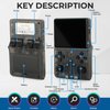 【30000 in 1】 R40S Pro Retro Handheld Game Console, Video Game Console, 3.5 inch IPS Screen, More Than 20 Emulator, 256G TF Card (Gray)