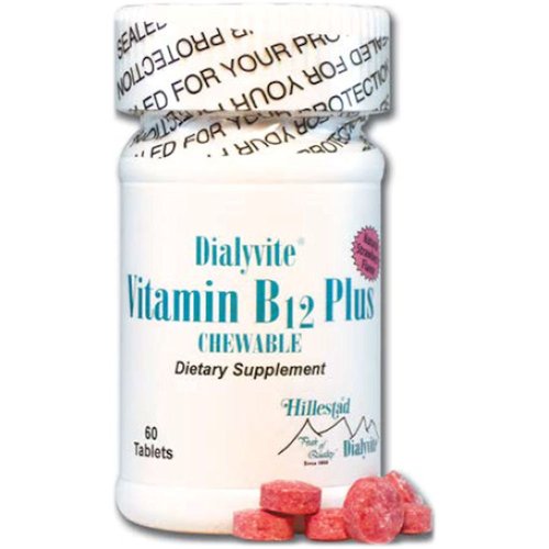 Dialyvite - Vitamin B12 Plus - Chewable - 60 Tablets