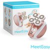 Meeteasy Electric Leg Shaver for Women - Rechargeable Painless Lady Razor for Leg Face Lips Body Underarms Armpit - Female Cordless Bikini Trimmer