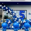 Number 5 Balloon 40 inch, Dark Blue Big Number Balloon, Giant Foil 5 Balloons Number, Helium 5th Birthday Balloons for Kids Boys Girls Birthday Party Decorations Wedding Anniversary Event Supplies