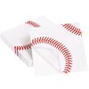 ADXCO 48 Pack Baseball Paper Napkins 13 x 13 Inches Baseball Disposable Napkins Paper Cocktail Napkins Sports Themed Party Napkins for Birthday Party, Baseball Theme Party Supplies