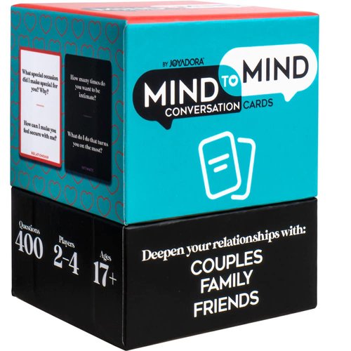 Joyadora 400 Questions for Couples, Family, Friends - Couples Games, Romantic, Couples Card Game, Couples Gift Sets, Love Game, Card Games for Couples Date Night, Relationship Gifts