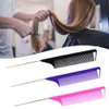 Purple Fine-tooth Metal Portable Rat Tail Comb - Hairdresser's Hair Styling Tool for Beauty,Rat Tail Comb Fine Pro Tail Combs Rat Tail Carbon Hair Combs,Styling Tools and Appliances