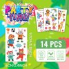 EMOEM Glitter Tattoos for Kids, 14 Sheets Temporary Tattoo Kids Stickers Toys, Party Favors Goodie Bags Games Accessories for Boys and Girls (Animal)