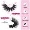Mink Lashes Fluffy False Eyelashes 18mm Dramatic Faux Mink Eyelashes Natural Look Cat Eye Volume Eye Lashes Multipack by Focipeysa