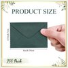 Yahenda 200 Count Mini Gift Card Envelopes Bulk Wedding Pocket Small Paper Envelopes Gift Card Sleeves Greeting Business Tiny Pocket for Graduation Engagement Mother's Day 4 x 2.7 Inch(Green)