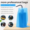 300pcs Tattoo Wash Bottle Bags,Thicken Disposable Squeeze Bottle Bags,for Tattoo Bottles Tattoo Supplies Tattoo Kits (Blue)