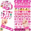48 PCS Western Cowgirl Party Favors 24PCS Tattoos Stickers 24PCS Slap Bracelets Wristbands Perfect for Themed Birthday Party Favors Baby Showers or Classroom Rewards Ideal Decor and Gifts