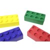 Curious Minds Busy Bags 4 Building Brick Block Stress Balls Small Novelty Toy - Party Favors