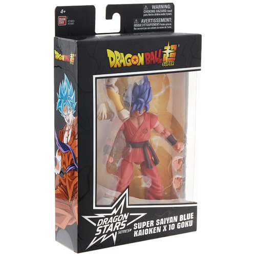 Dragon Ball Super - Dragon Stars - Super Saiyan Blue Kaioken x10 Goku, 6.5" Action Figure