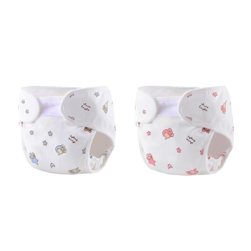 Reborn Baby Dolls Cloth Diapers Pack of 2 Pieces Fit for 17-22 inch Reborn Newborn Dolls