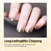 VENALISA Gel Nail Polish, 12ml Gold Glitter Color Soak Off UV LED Nail Gel Polish Nail Art Starter Manicure Salon DIY at Home, 0.43 OZ