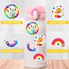 simarro 60 Pcs Art Painting Stickers for Kids, Art Painting Party Favors, Vinyl Waterproof Aesthetic Water Bottle Stickers, Scrapbooking DIY Crafts Stickers