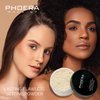 PHOERA Foundation Face Powder, Soft Focus Setting Powder, Silky Powder For Creating Without Shine, Smooths Pores & Lines, Up to 24H Wear Oil Control,0.49 Oz (N.02 Cool Beige)