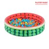 Kiddie Pool, Watermelon 3 Ring Inflatable Pool for Kids, Ideal Water Pool in Summer, 45 Inches Inflatable Swimming Pool, for Ages 3+