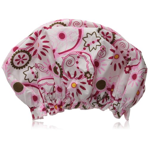Bath Accessories Bouffant Shower Cap, Belleza Print