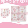 Pink Ballerina Birthday Napkins 40 Pieces Ballerina Birthday Party Napkins Paper Ballerina Birthday Party Decorations for Girl Ballet Party Supplies Baby Shower Wedding Party Decor