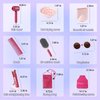 21Pcs Girls Hair Salon Toys, Beauty Salon Set with Pretend Play Hair Salon Stylist Toy Kit with Barber Apron, Hair Dryer, Mirror, Scissors and Styling Accessories