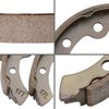 10L0L Golf Cart Brake Shoes Replacement Brake Pads Fits Club Car (1995-up) DS and Precedent Golf Cart 1018232-01 (2 Short, 2 Long)