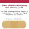 Dealmed Sheer Plastic Flexible Adhesive Bandages – 100 Count (3 Pack) Bandages with Non-Stick Pad, Latex Free, Wound Care for First Aid Kit, 1" x 3"