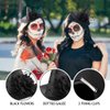 Small Witch Hat Retro Black Witch Flower Hair Clip Decorative Halloween Hair Accessories for Party (Black Flower)